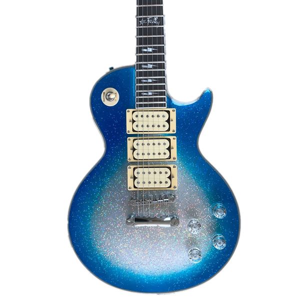 2022 years popular new arrival blue dust electric guitar wholesale from china ace guitar 
2022 years popular new arrival blue dust electric guitar wholesale from china ace guitar
