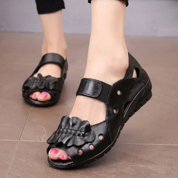 crocuses girl sandals thong woman middle-aged trainers house leisure fish mouth comfortable and wearable slippers summer loafers l6bl#, Black
crocuses girl sandals thong woman middle-aged trainers house leisure fish mouth comfortable and wearable slippers summer loafers l6bl#, Black