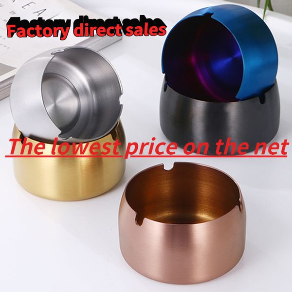New 403 stainless steel ashtray high windproof titanium-plated conical car ashtray laser engraved gift ornament S/M/L/XL
New 403 stainless steel ashtray high windproof titanium-plated conical car ashtray laser engraved gift ornament S/M/L/XL