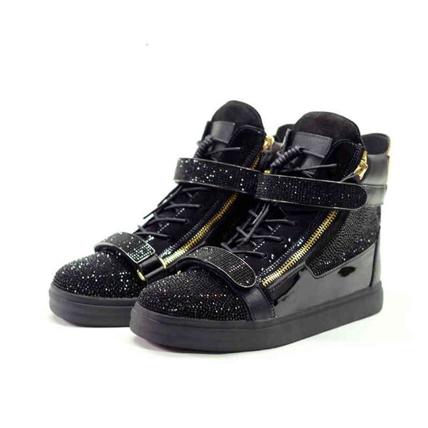 boots european station high shoes men's leather flat bottom casual and american personality trend student board, Black
boots european station high shoes men's leather flat bottom casual and american personality trend student board, Black