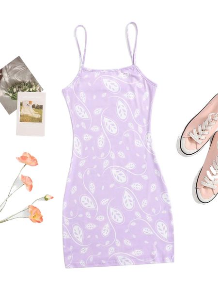 plants print cami dress w19i#, Black;gray
plants print cami dress w19i#, Black;gray