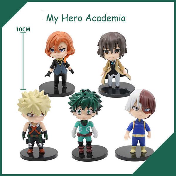 huiya01 10cm 5 models my hero academia & bungo stray dogs anime hand-made pvc ornaments cartoon dolls gift toys figure decoration model g091
huiya01 10cm 5 models my hero academia & bungo stray dogs anime hand-made pvc ornaments cartoon dolls gift toys figure decoration model g091