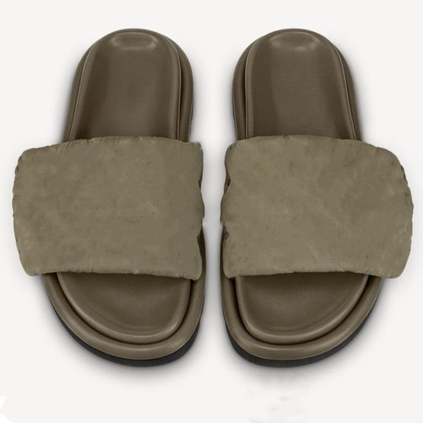 pool slide pillow nylon slipper women slides comfort mule down filling strap designer lady letter embossed textile slipper, Black
pool slide pillow nylon slipper women slides comfort mule down filling strap designer lady letter embossed textile slipper, Black