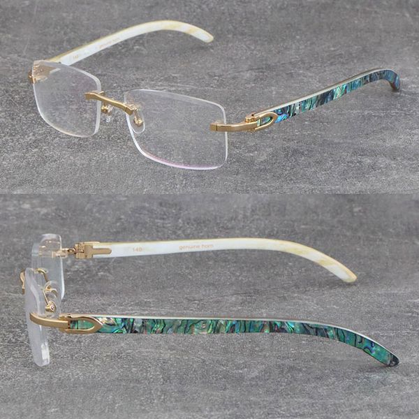 diamond cut mens fashion style metal rimless frames eyeglasses original seashell inside white genuine natural horn male female outdoors driv, Silver
diamond cut mens fashion style metal rimless frames eyeglasses original seashell inside white genuine natural horn male female outdoors driv, Silver