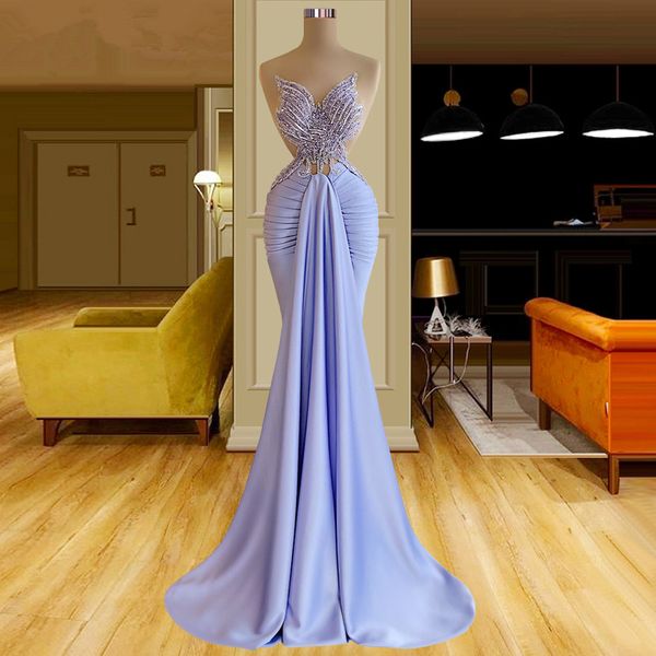 modern light purple celebrity evening dress ruffles sleeveless prom gowns crystals beaded unique party dresses custom made, Black
modern light purple celebrity evening dress ruffles sleeveless prom gowns crystals beaded unique party dresses custom made, Black