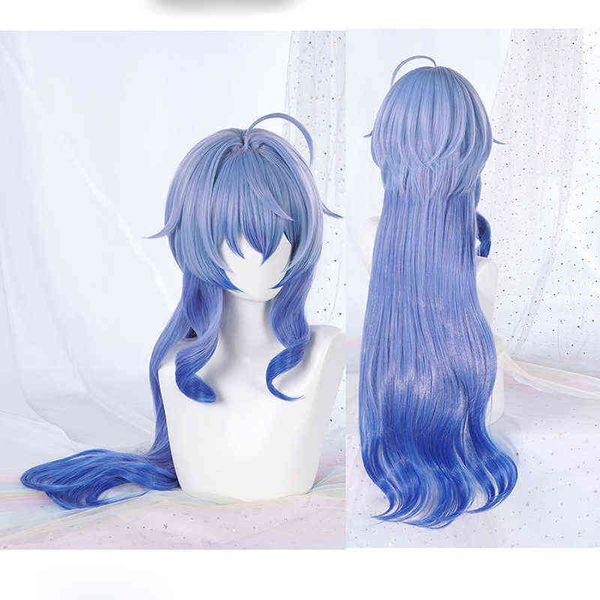 game genshin impact ganyu cosplay wig gan yu long blue heat resistant synthetic hair game cosplay wigs + wig cap y220512, Black
game genshin impact ganyu cosplay wig gan yu long blue heat resistant synthetic hair game cosplay wigs + wig cap y220512, Black