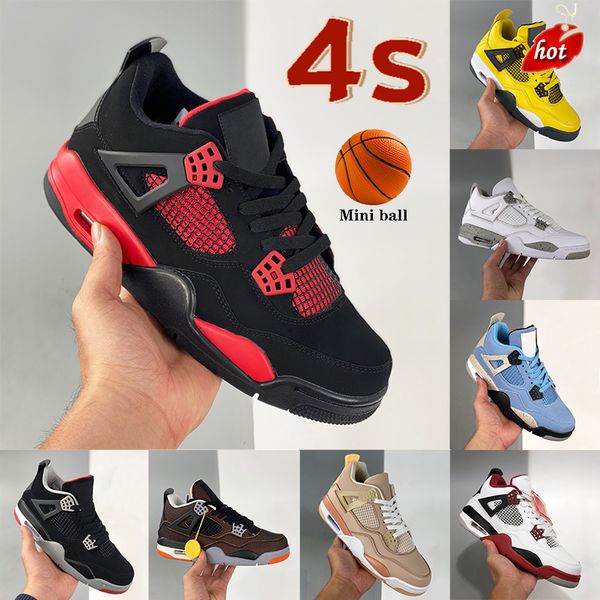 4 4s men basketball shoes red thunder black cat university blue white oreo fire red tour yellow shimmer mens women sneakers trainers
4 4s men basketball shoes red thunder black cat university blue white oreo fire red tour yellow shimmer mens women sneakers trainers