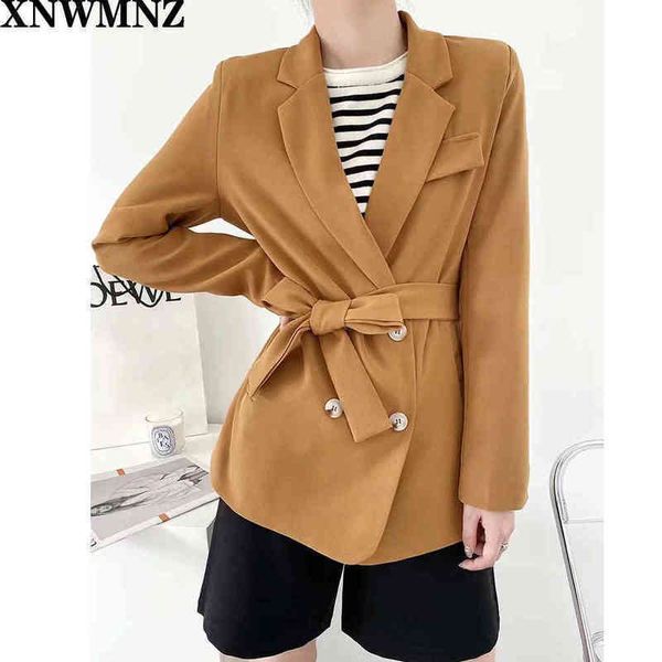 xnwmnz za fashion autumn women belt blazers jackets work office lady suit slim double breasted business female chic blazer coat 210513, White;black
xnwmnz za fashion autumn women belt blazers jackets work office lady suit slim double breasted business female chic blazer coat 210513, White;black