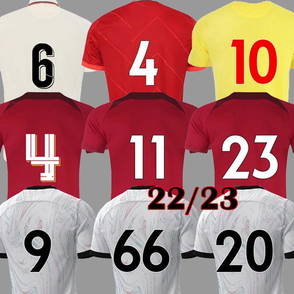21 22 23 season home away 3rd red soccer jerseys 2023 2022 2021 mohamed diogo luis diaz football shirts men kids kits uniforms 999 111 2022, Black;yellow
21 22 23 season home away 3rd red soccer jerseys 2023 2022 2021 mohamed diogo luis diaz football shirts men kids kits uniforms 999 111 2022, Black;yellow