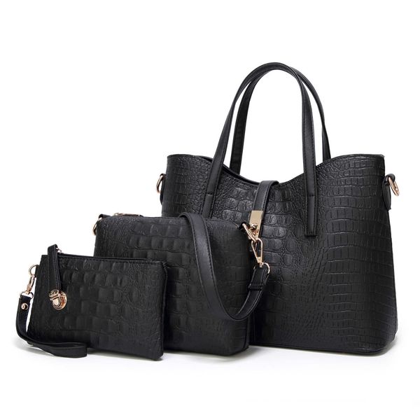 hbp 2021 women's bag european and american fashion trend women's shoulder bags crocodile handbag three piece cover mother bag
hbp 2021 women's bag european and american fashion trend women's shoulder bags crocodile handbag three piece cover mother bag