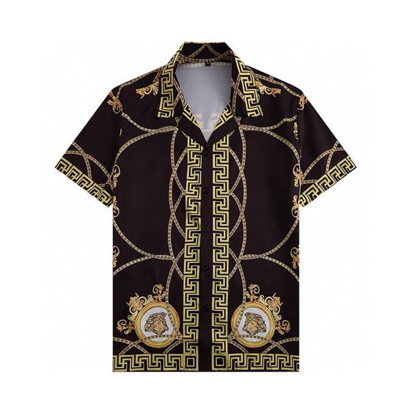 european and american fashion men's shirts designers luxury new classic medusa court letters printing a variety of style trend loose le, White;black
european and american fashion men's shirts designers luxury new classic medusa court letters printing a variety of style trend loose le, White;black