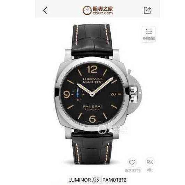 luxury mechanical movement watch p anerai lumino series pam01312 44mm automatic swiss brand designers es wrist, Slivery;brown
luxury mechanical movement watch p anerai lumino series pam01312 44mm automatic swiss brand designers es wrist, Slivery;brown