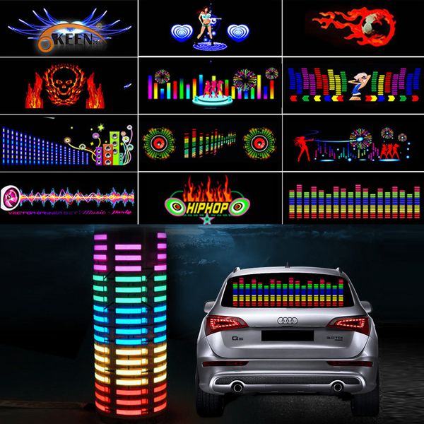 90*25 40*30 automobile led equalizer car interiror atmosphere music rhythm el sheet sticker glow flash panel flashing light
90*25 40*30 automobile led equalizer car interiror atmosphere music rhythm el sheet sticker glow flash panel flashing light