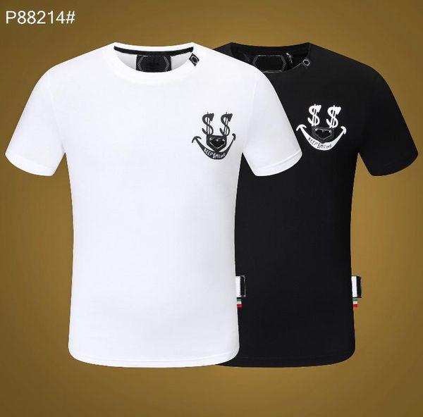 pp men's t-shirt summer rhinestone short sleeve round neck shirt tee skulls print streetwear m-xxxl 214 philipps pleins, White;black
pp men's t-shirt summer rhinestone short sleeve round neck shirt tee skulls print streetwear m-xxxl 214 philipps pleins, White;black