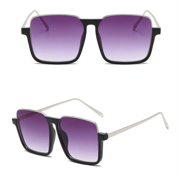 net red same style men and women classic sunglasses new retro lower half frame glasses fashion square sunglasses, White;black
net red same style men and women classic sunglasses new retro lower half frame glasses fashion square sunglasses, White;black