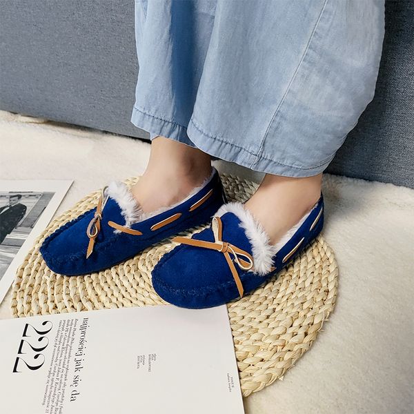 plus velvet high-elastic sponge leather slippers faux suede peas lightweight women shoes, Black
plus velvet high-elastic sponge leather slippers faux suede peas lightweight women shoes, Black