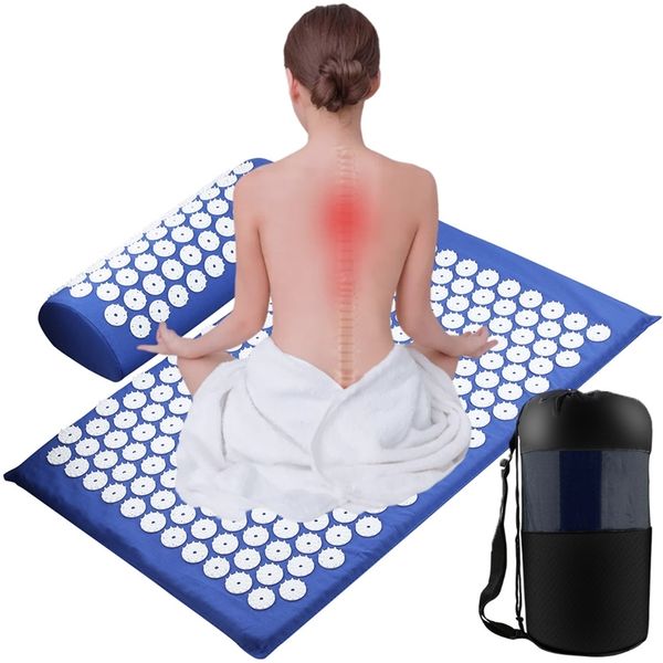 acupressure mat massager cushion massage relieve stress back body pain spike massage mat 220726
acupressure mat massager cushion massage relieve stress back body pain spike massage mat 220726