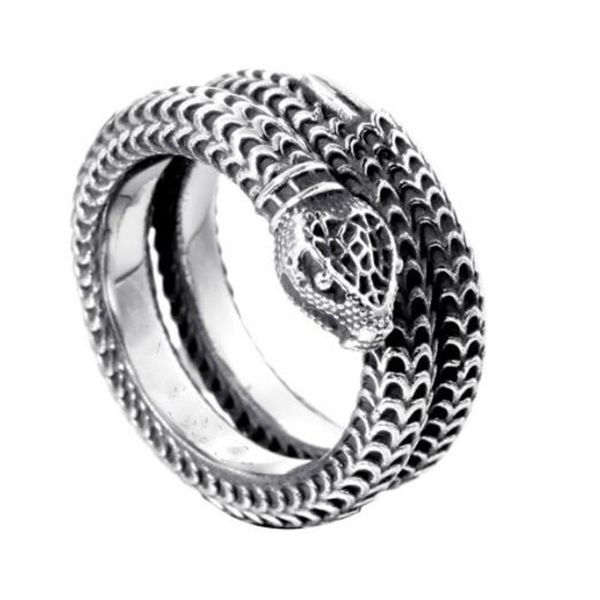 retro mens womens snake ring titanium steel fashion brand silver scales rings couples ring wedding jewelry gift
retro mens womens snake ring titanium steel fashion brand silver scales rings couples ring wedding jewelry gift