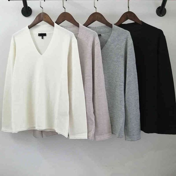 women's knits tees original versatile basic chicken neck wool cashmere sweater long sleeve pullover sweater women's knitting botto, White
women's knits tees original versatile basic chicken neck wool cashmere sweater long sleeve pullover sweater women's knitting botto, White