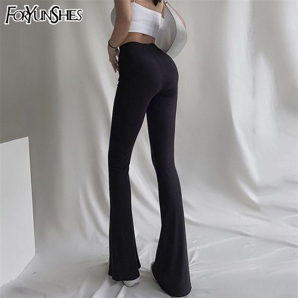 women high waist bell bottom pants autumn winter black slim fleece warm flared trousers korean fashion harajuku clothing 220325, Black;white
women high waist bell bottom pants autumn winter black slim fleece warm flared trousers korean fashion harajuku clothing 220325, Black;white