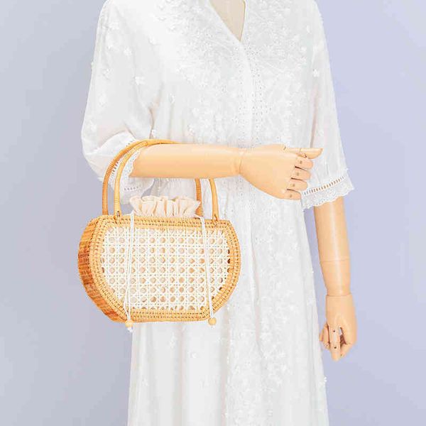 evening bag women round vintage straw handbag 2022 summer handmade nature woven hollow out rattan beach bag holiday half moon purse casual 2
evening bag women round vintage straw handbag 2022 summer handmade nature woven hollow out rattan beach bag holiday half moon purse casual 2