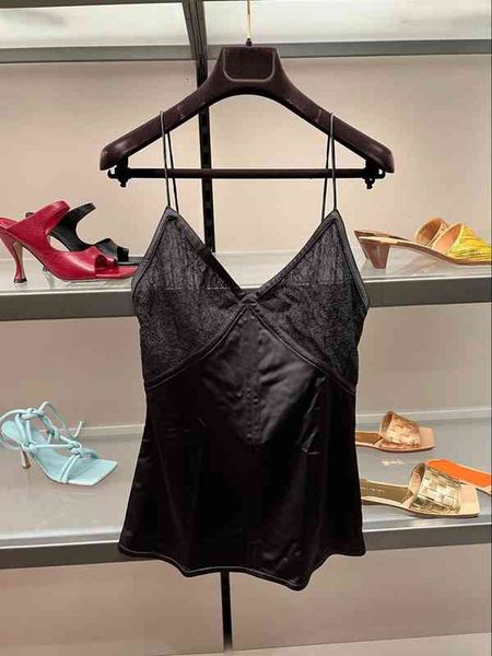 women's tanks camis niche spring summer lace splicing slim fitting black suspender sleeveless chest wrap vest women's fashion, White
women's tanks camis niche spring summer lace splicing slim fitting black suspender sleeveless chest wrap vest women's fashion, White