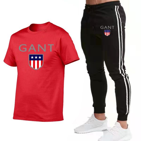 men's tracksuit designer 2022 new brand summer men t-shirt trouser pants two piece sets 100% cotton shirts jogging sportswear suit, Gray
men's tracksuit designer 2022 new brand summer men t-shirt trouser pants two piece sets 100% cotton shirts jogging sportswear suit, Gray