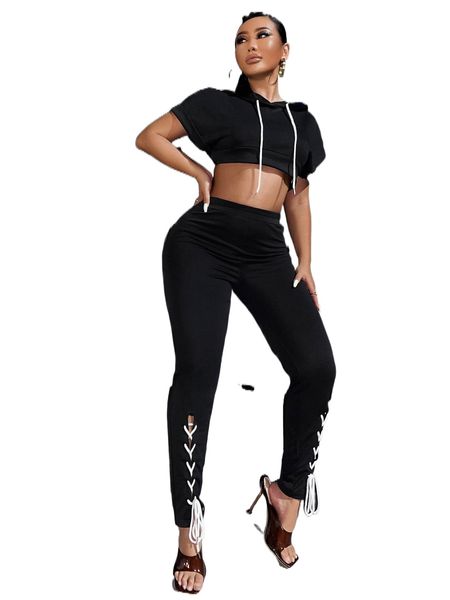 sxy batwing sleeve drawstring crop hoodie & lace up skinny pants o89s#, White
sxy batwing sleeve drawstring crop hoodie & lace up skinny pants o89s#, White