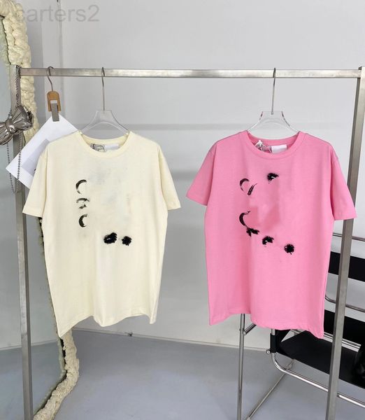 women's t-shirt designer correct version chihiro summer new loe ink printing briquette embroidery couple joint name round neck short sl, White
women's t-shirt designer correct version chihiro summer new loe ink printing briquette embroidery couple joint name round neck short sl, White
