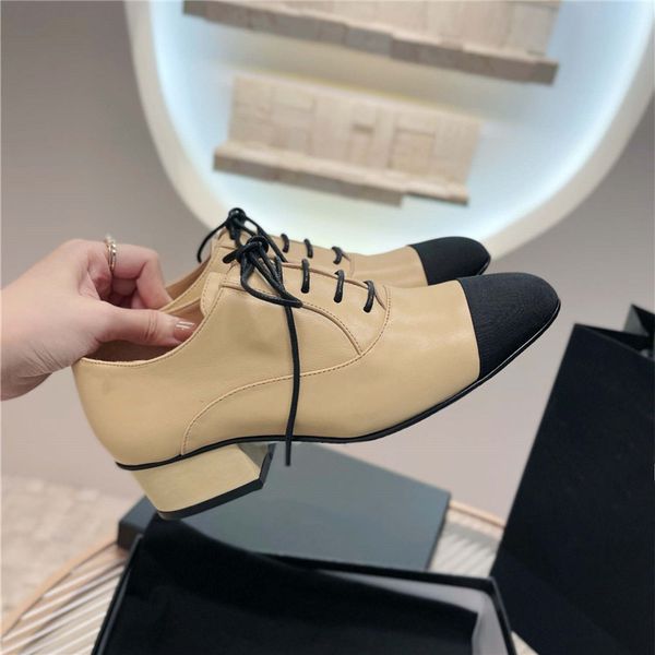match color thick heel square heel deep mouth small leather shoes high-end custom casual shoe lady lace-up loafers, Black
match color thick heel square heel deep mouth small leather shoes high-end custom casual shoe lady lace-up loafers, Black