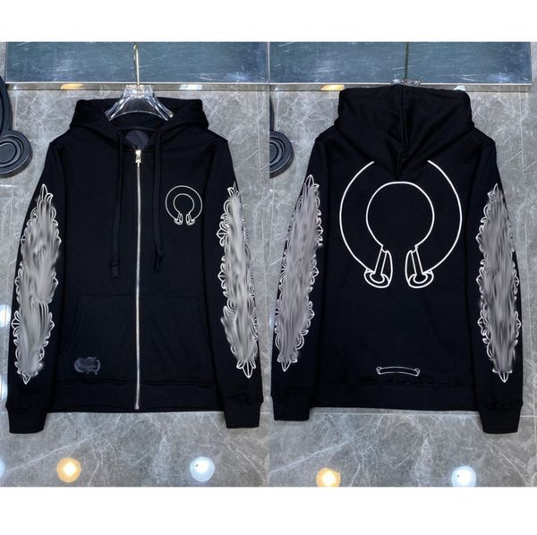 brand men's fashion jackets designer luxury zipper sweatshirts horseshoe cross print ch hoodies men women coat casual pullover loose h, Black;brown
brand men's fashion jackets designer luxury zipper sweatshirts horseshoe cross print ch hoodies men women coat casual pullover loose h, Black;brown