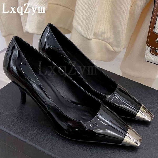 sandals luxury brand classic shoe pumps woman high heels square toe patent leather fashion female shoes, Black
sandals luxury brand classic shoe pumps woman high heels square toe patent leather fashion female shoes, Black