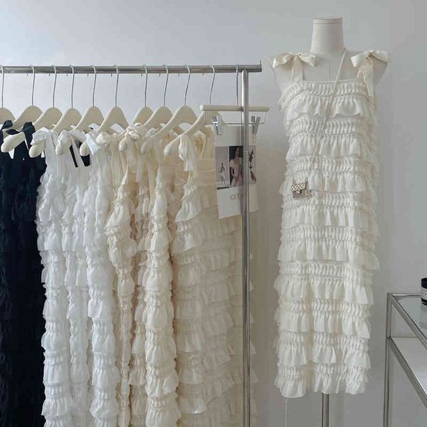 casual dresses summer stitching layered chiffon sleeveless dress holiday cake skirt loose thin suspender women's fashion m3ji, Black;gray
casual dresses summer stitching layered chiffon sleeveless dress holiday cake skirt loose thin suspender women's fashion m3ji, Black;gray