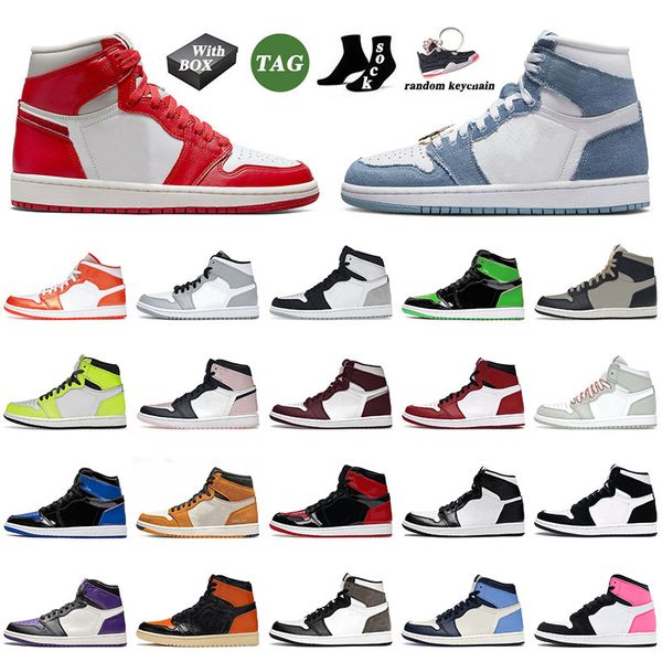 with box jumpman 1 basketball shoes 1s denim reverse mocha university blue men women trainers 
with box jumpman 1 basketball shoes 1s denim reverse mocha university blue men women trainers