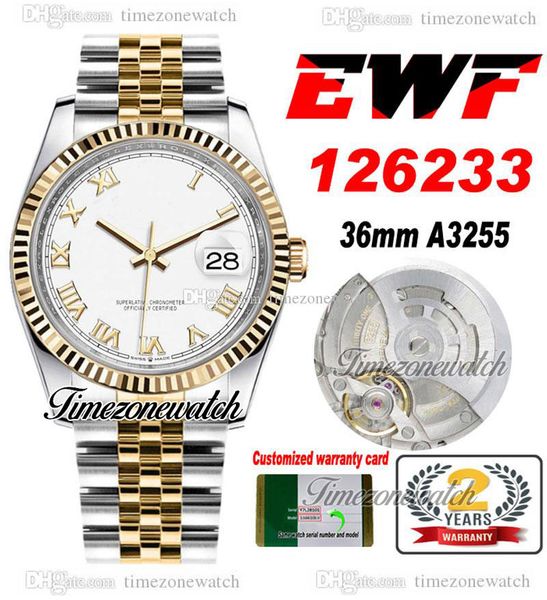 ewf 36 126233 a3235 automatic mens watch two tone yellow gold white champagne roman 904l jubileesteel bracelet same serial card super editio, Slivery;brown
ewf 36 126233 a3235 automatic mens watch two tone yellow gold white champagne roman 904l jubileesteel bracelet same serial card super editio, Slivery;brown