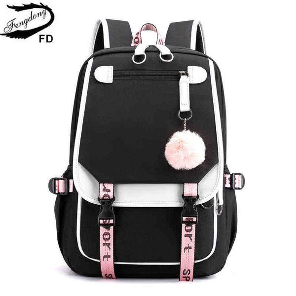 fengdong kids school backpack for girls korean style black pink cute backpack schoolbag kawaii backpacks for teenage girls gift aa220316
fengdong kids school backpack for girls korean style black pink cute backpack schoolbag kawaii backpacks for teenage girls gift aa220316