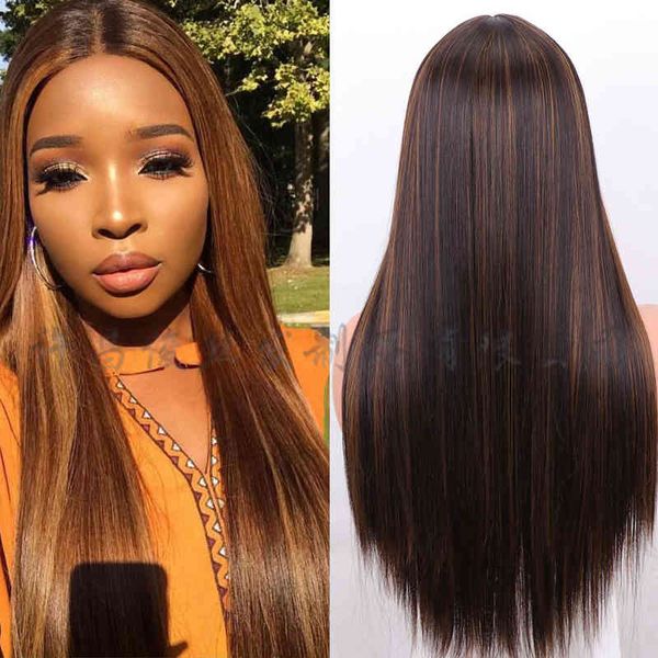 6-inch hairline lace long straight hair wig women's hand woven small lace headcover, Golden;white
6-inch hairline lace long straight hair wig women's hand woven small lace headcover, Golden;white