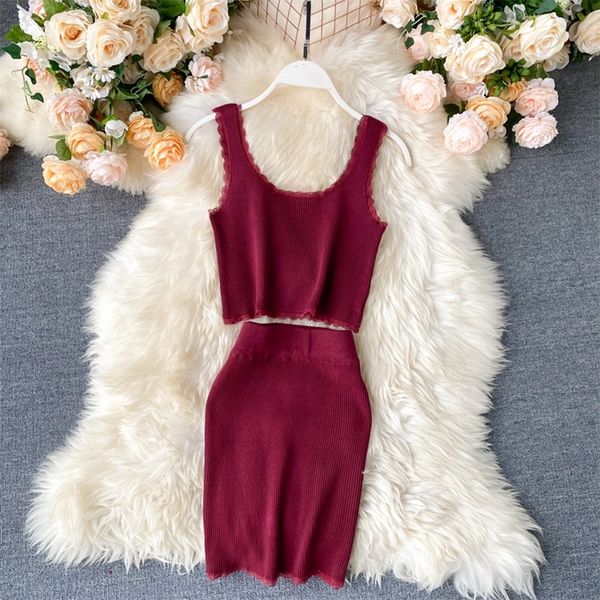 new 2020 summer fashion solid womens set camisole crop buttock skirts female knit two piece outfits roupas feminina, White
new 2020 summer fashion solid womens set camisole crop buttock skirts female knit two piece outfits roupas feminina, White