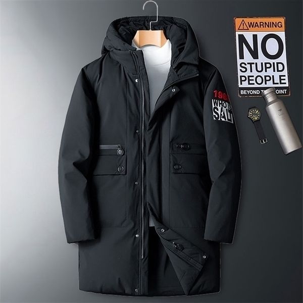 men clothing fashion winter down jackets hooded mens long coat thick warm down coats male winter casual parkas 201116, Black
men clothing fashion winter down jackets hooded mens long coat thick warm down coats male winter casual parkas 201116, Black