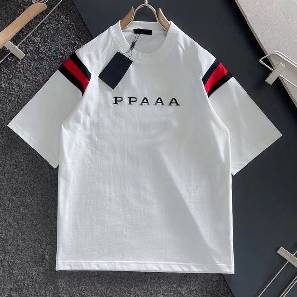 men's spring/summer new fashion brand letter print short sleeve designer star same men's crewneck t-shirt trend high big shigh-en, White;black
men's spring/summer new fashion brand letter print short sleeve designer star same men's crewneck t-shirt trend high big shigh-en, White;black