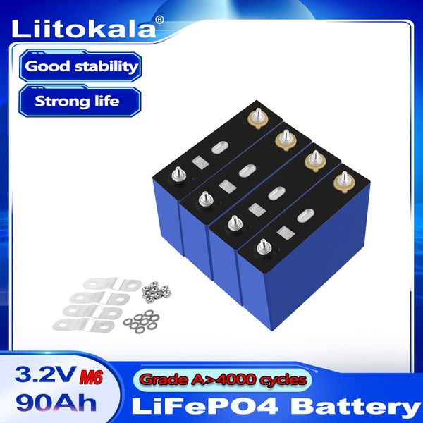 liitokala new product lifepo4 battery 3.2v90ah with screw column 12v24v36v 90ah suitable for energy storage motor electric car
liitokala new product lifepo4 battery 3.2v90ah with screw column 12v24v36v 90ah suitable for energy storage motor electric car
