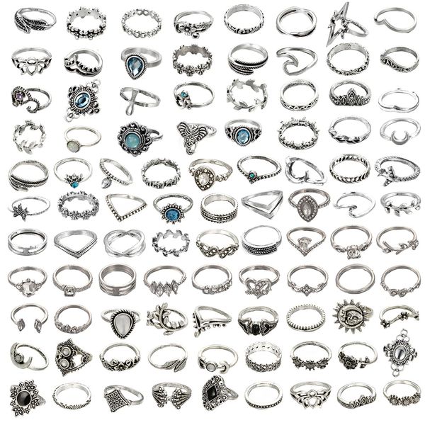 band rings vintage sier knuckle set for women girls teen bohemian stackable joint finger midi jewelry pack amsdu, Silver
band rings vintage sier knuckle set for women girls teen bohemian stackable joint finger midi jewelry pack amsdu, Silver