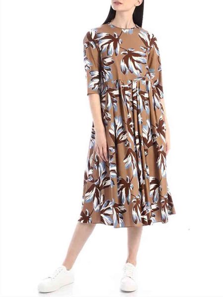 casual dresses max family s series cotton print lace up waist round neck pleated medium sleeve dress women, Black;gray
casual dresses max family s series cotton print lace up waist round neck pleated medium sleeve dress women, Black;gray