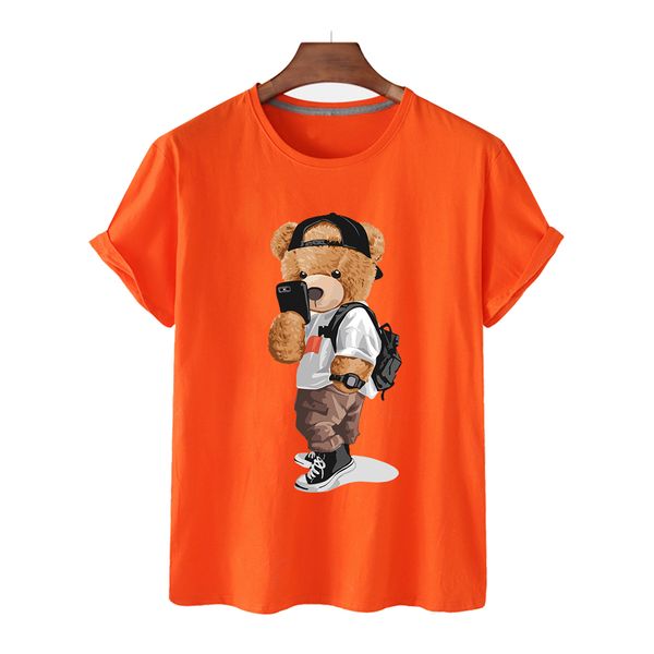 summer ins style street selfie bear pattern printed t-shirts for womens trendy short sleeve loose casual t shirt tees dx100406, White
summer ins style street selfie bear pattern printed t-shirts for womens trendy short sleeve loose casual t shirt tees dx100406, White