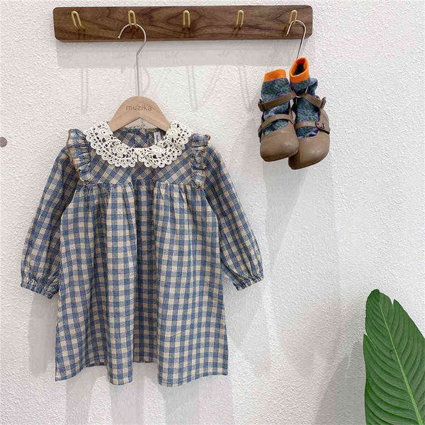 enkelibb child girls plaid dresses spring long sleeve a-line peter pan collar dress super cute kids clothes lace collar loose l220715, Red;yellow
enkelibb child girls plaid dresses spring long sleeve a-line peter pan collar dress super cute kids clothes lace collar loose l220715, Red;yellow