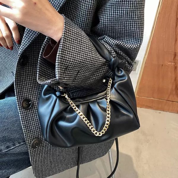 new women fashion pleated chain handbags cloud half moon baguette messenger bags soft leather single shoulder bags for spring
new women fashion pleated chain handbags cloud half moon baguette messenger bags soft leather single shoulder bags for spring