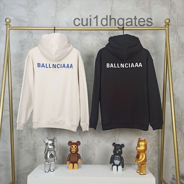 2022 designer blgc hoodies 21fw fashion brand paris b home front back letter printed fleece for men women loose couple long sleeve, Black
2022 designer blgc hoodies 21fw fashion brand paris b home front back letter printed fleece for men women loose couple long sleeve, Black