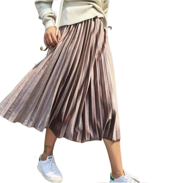 skirts fashion solid color womens pleated elegant high waist midi velvet skirt ladies long v5wm#, Black
skirts fashion solid color womens pleated elegant high waist midi velvet skirt ladies long v5wm#, Black