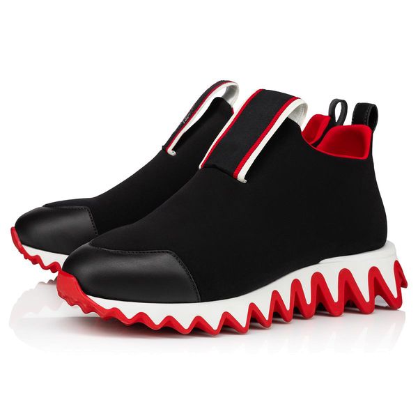 designer shoes spring autumn men women dress shoes sneakers loubishark donna low-sneaker calfskin leather matte spikes lace-up shark tooth r, Black
designer shoes spring autumn men women dress shoes sneakers loubishark donna low-sneaker calfskin leather matte spikes lace-up shark tooth r, Black