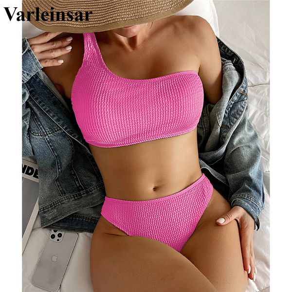new wrinkled one shoulder bikini female swimsuit women swimwear two-pieces bikini set asymmetric bather bathing suit swim v3315h, White;black
new wrinkled one shoulder bikini female swimsuit women swimwear two-pieces bikini set asymmetric bather bathing suit swim v3315h, White;black